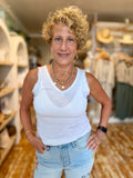 Sparkle V-Neck Tank
