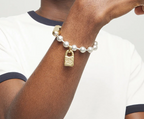 Snowflake Bracelet - Two Toned
