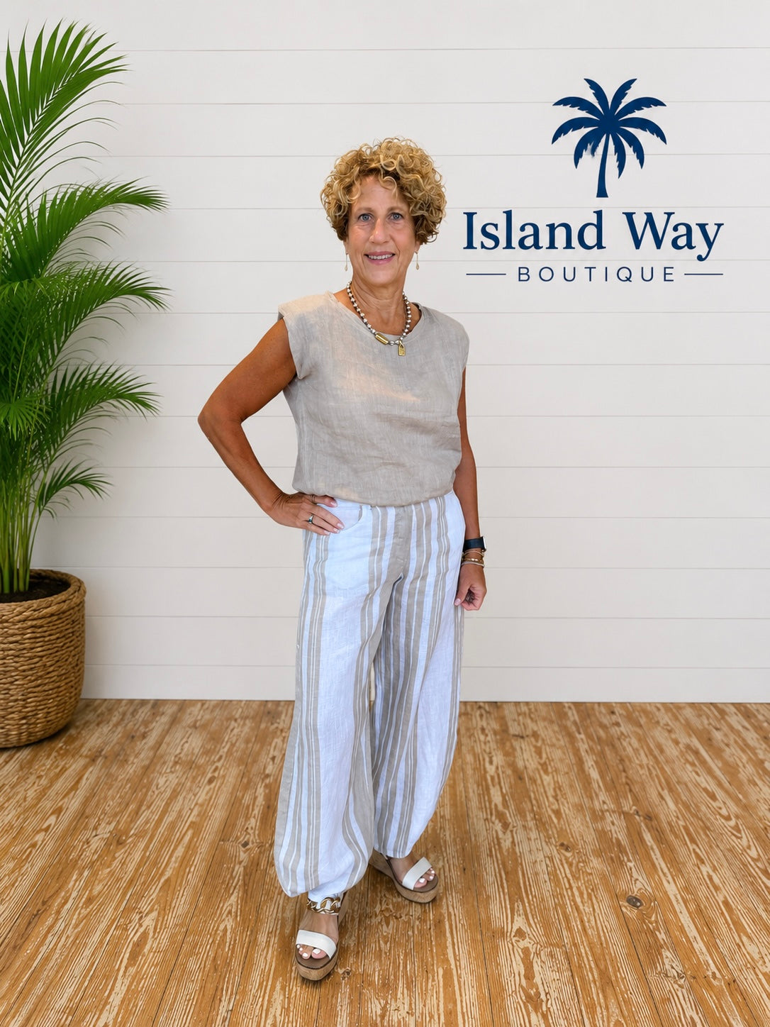 Sandbar Linen Top