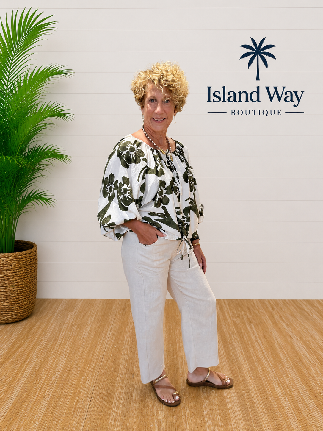 Natural Linen Pants