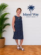 Harbor Dot Shift Dress