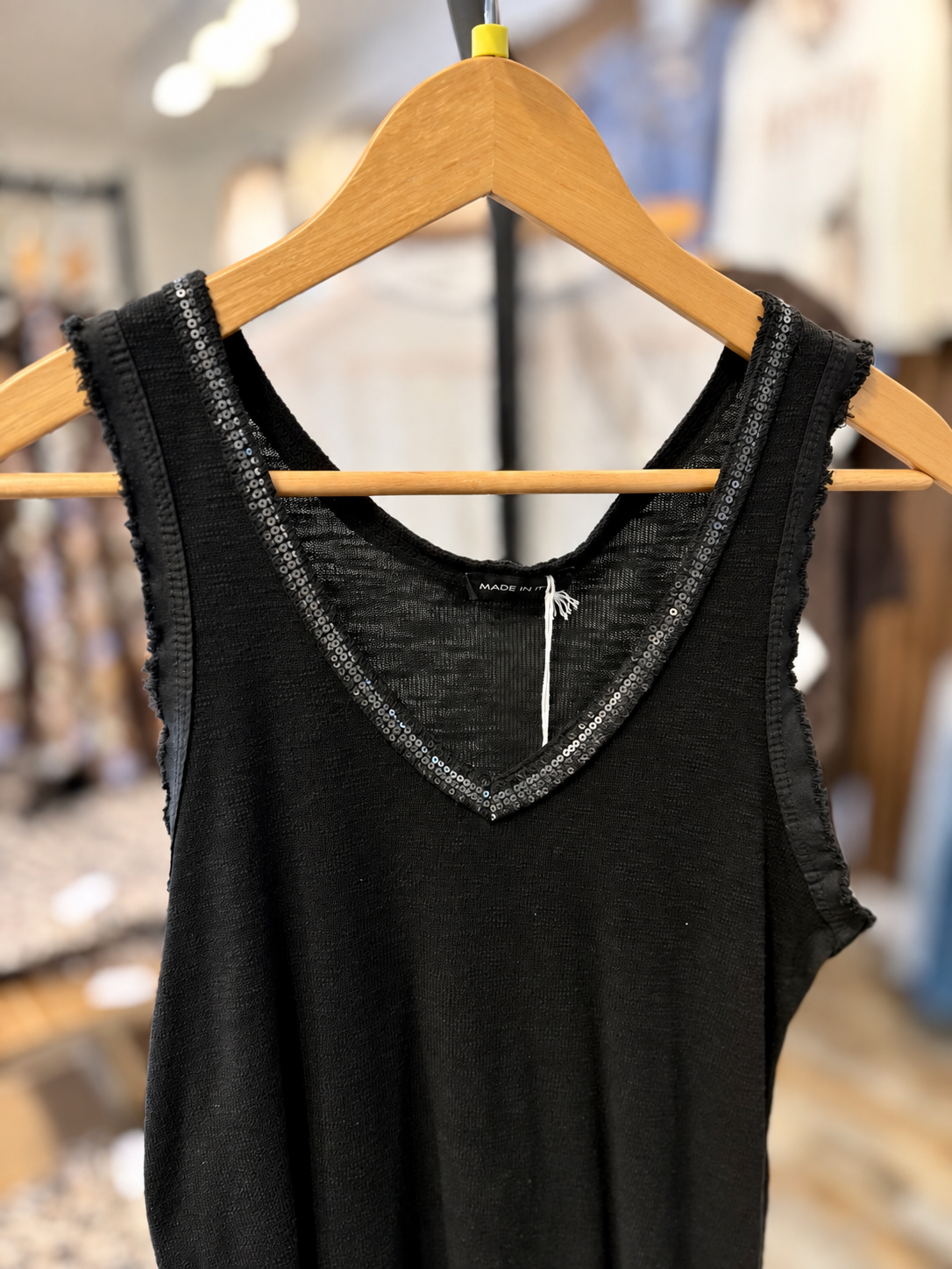 Sparkle V-Neck Tank