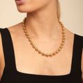 Snowflake Necklace- Gold