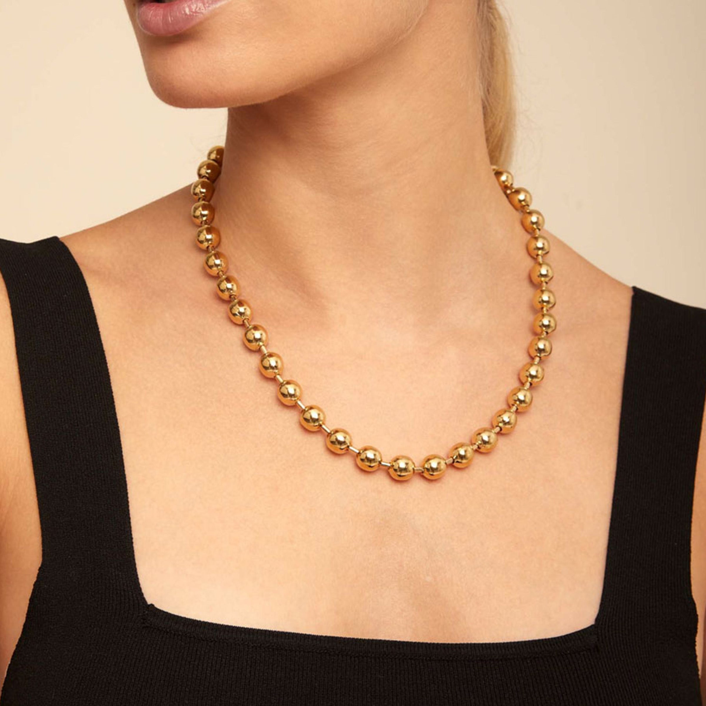 Snowflake Necklace- Gold
