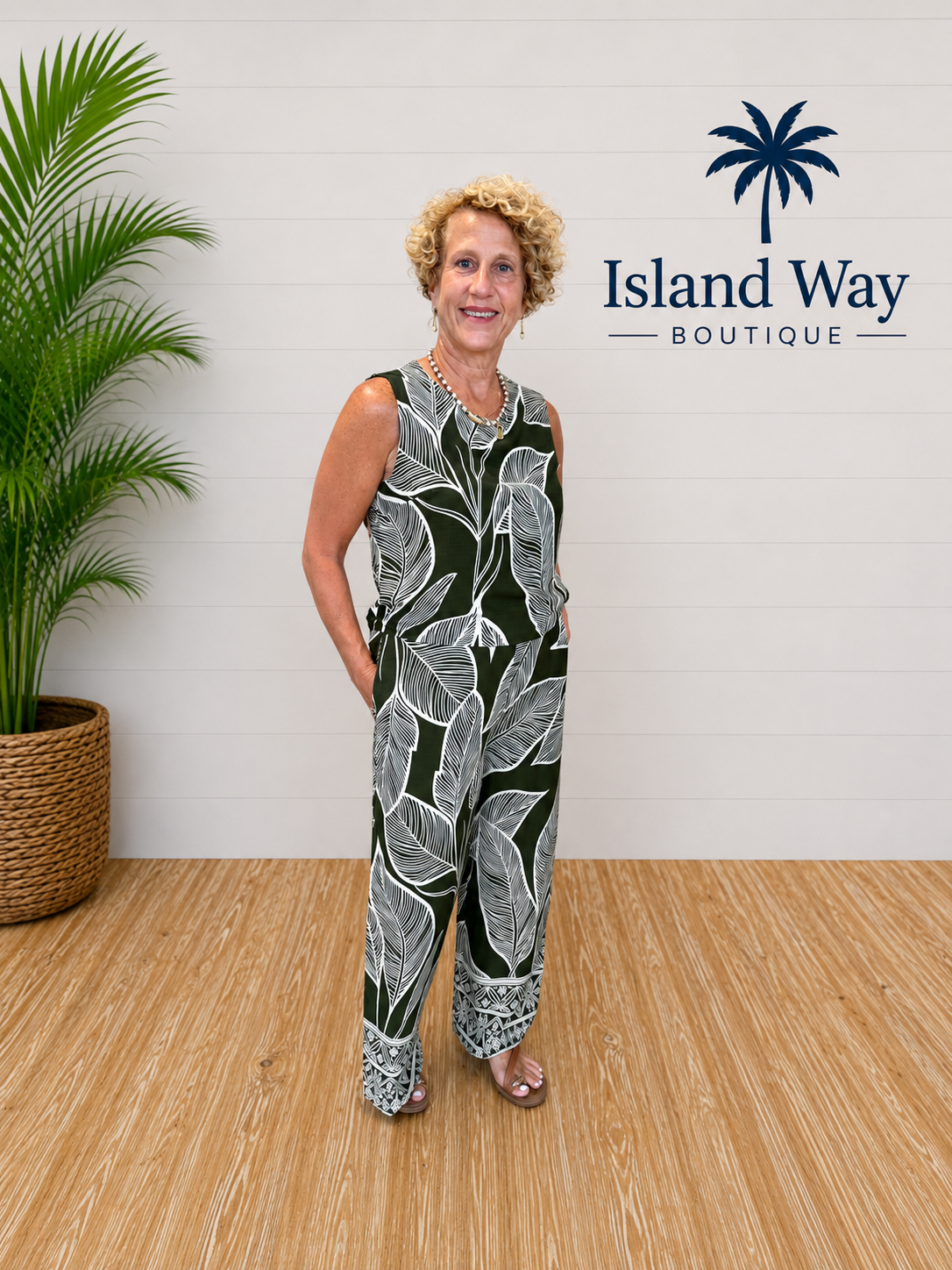 Olive Grove Botanical Pants