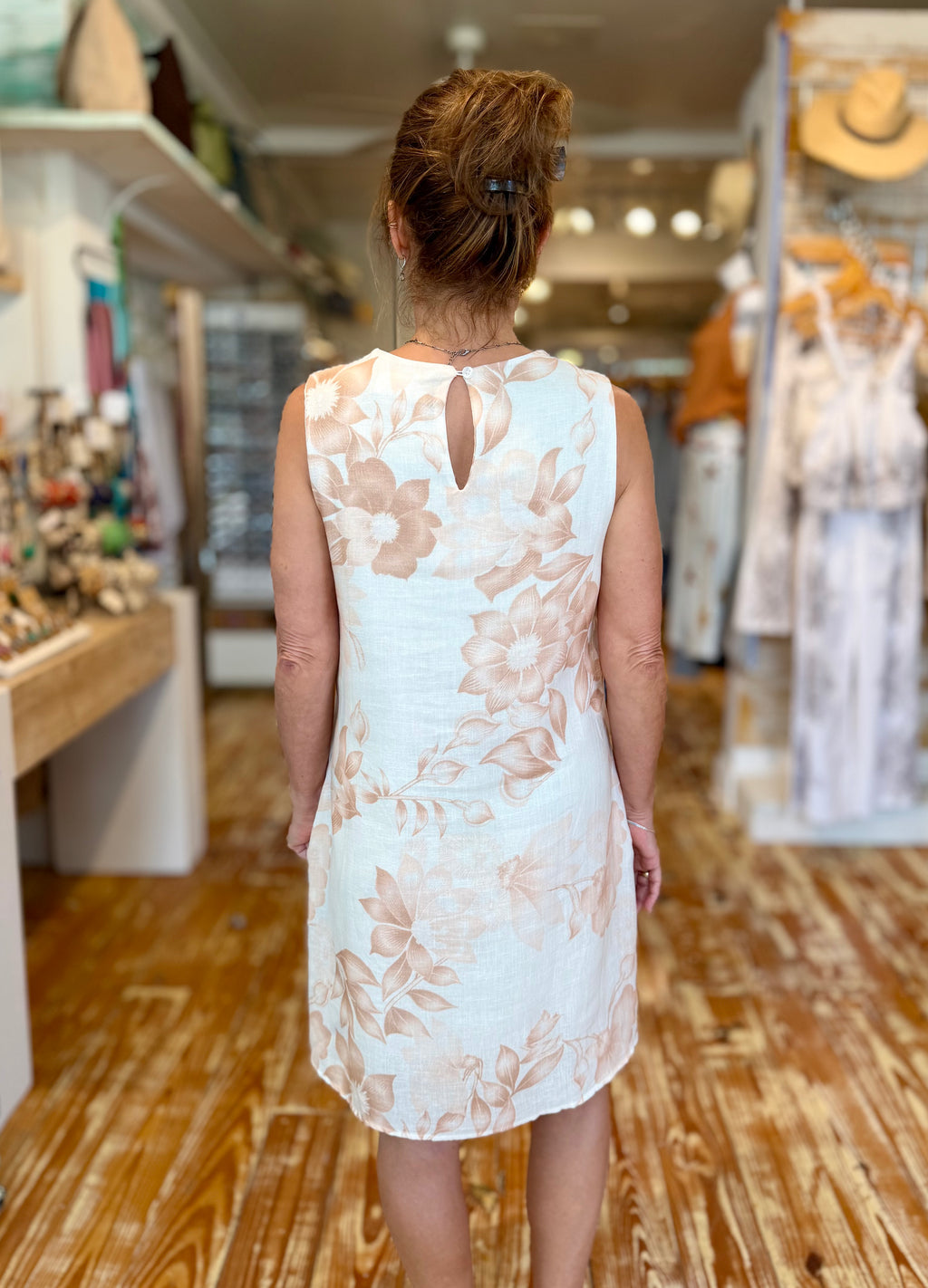 Seaside Bloom Shift Dress