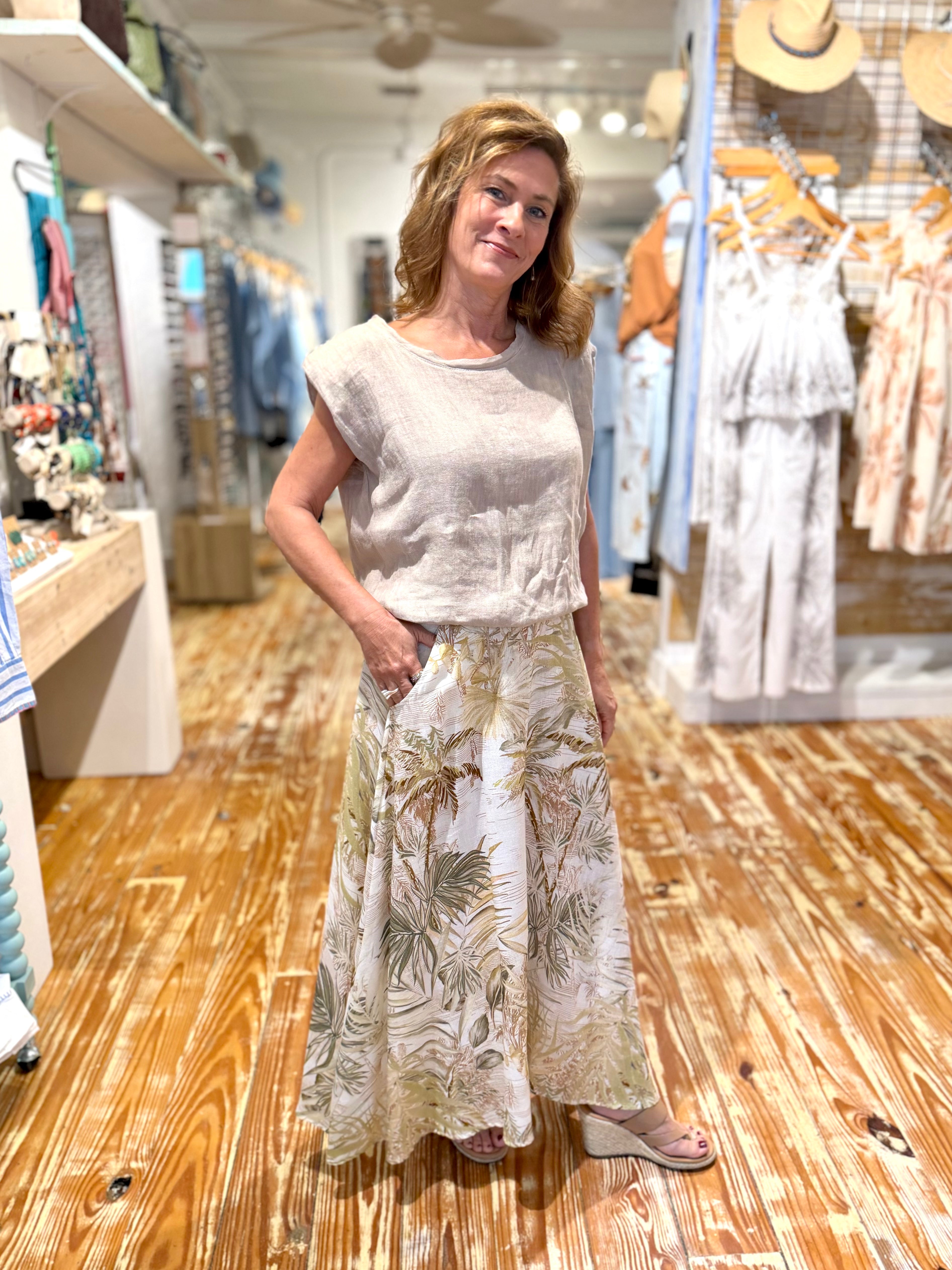 Natural Maxi Skirt