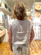 Sandbar Linen Top