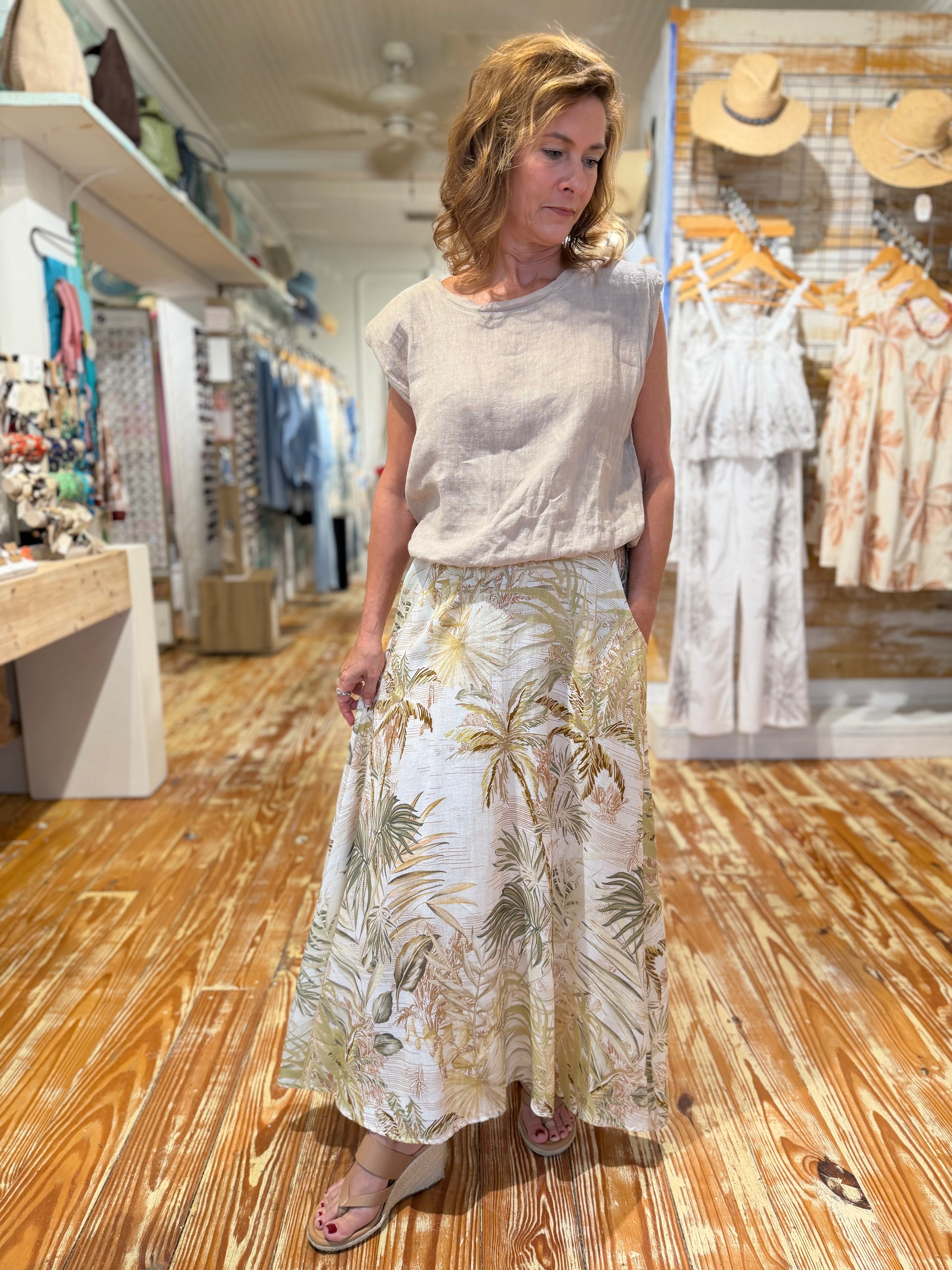 Natural Maxi Skirt