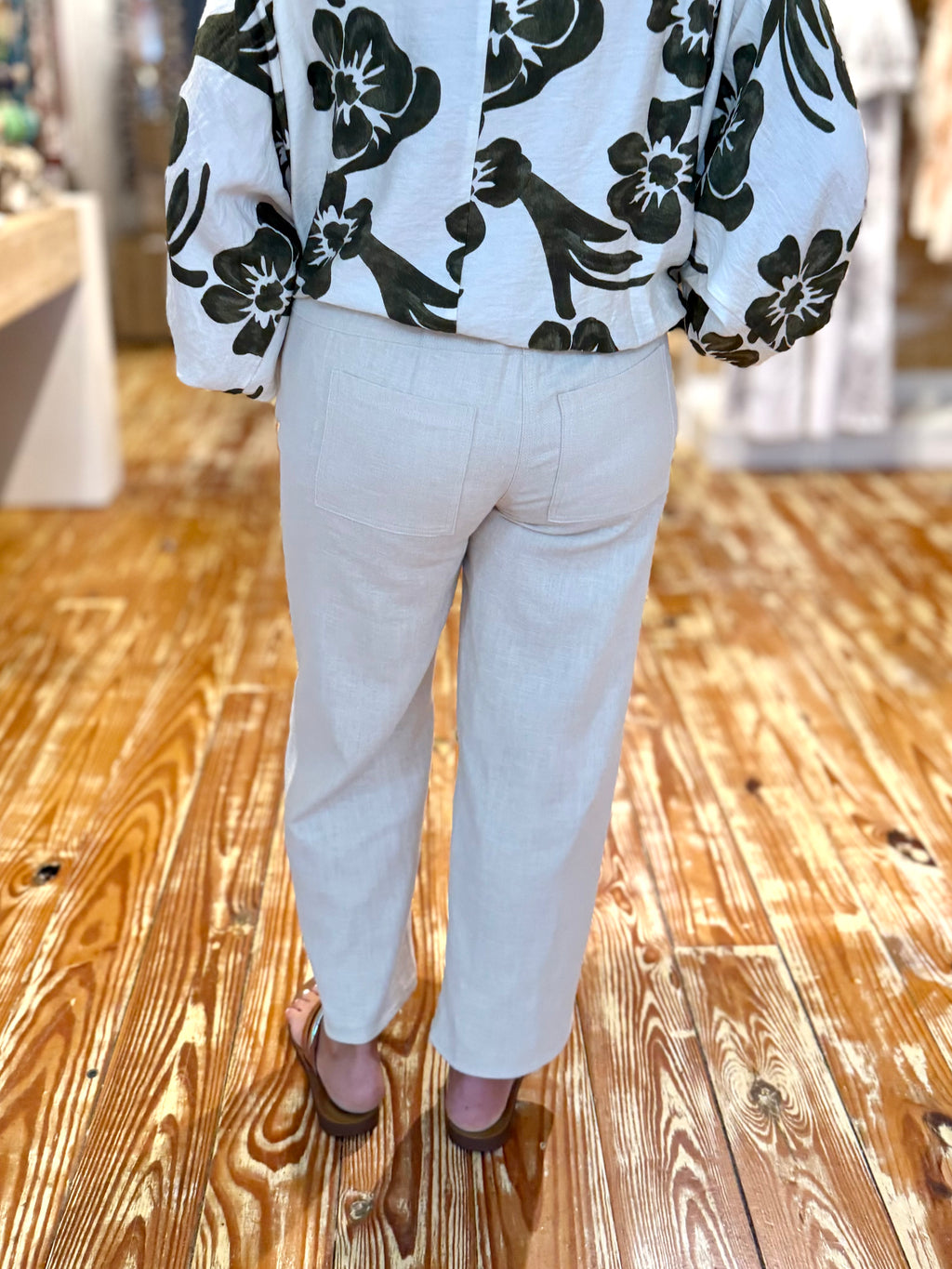 Natural Linen Pants