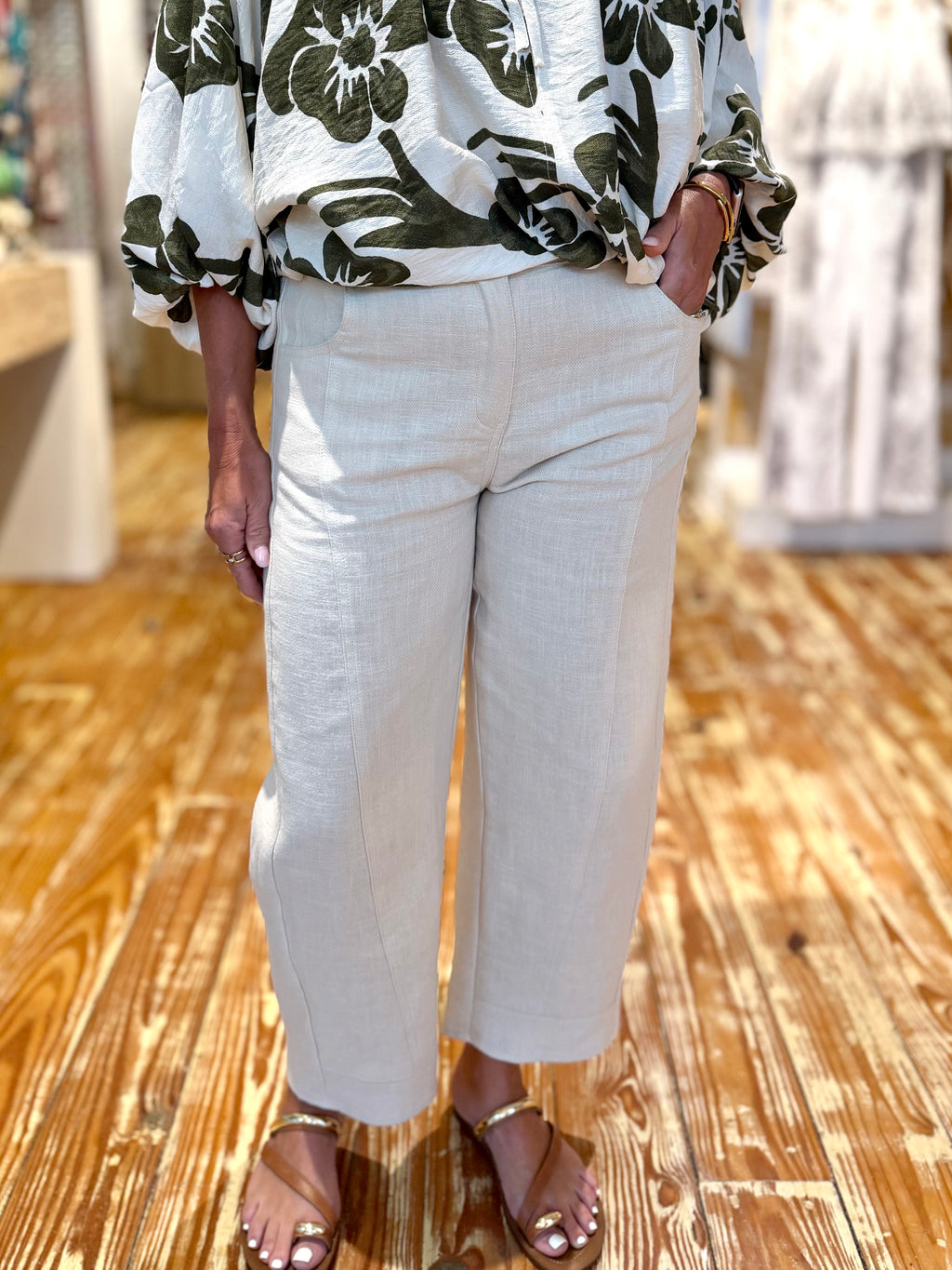 Natural Linen Pants
