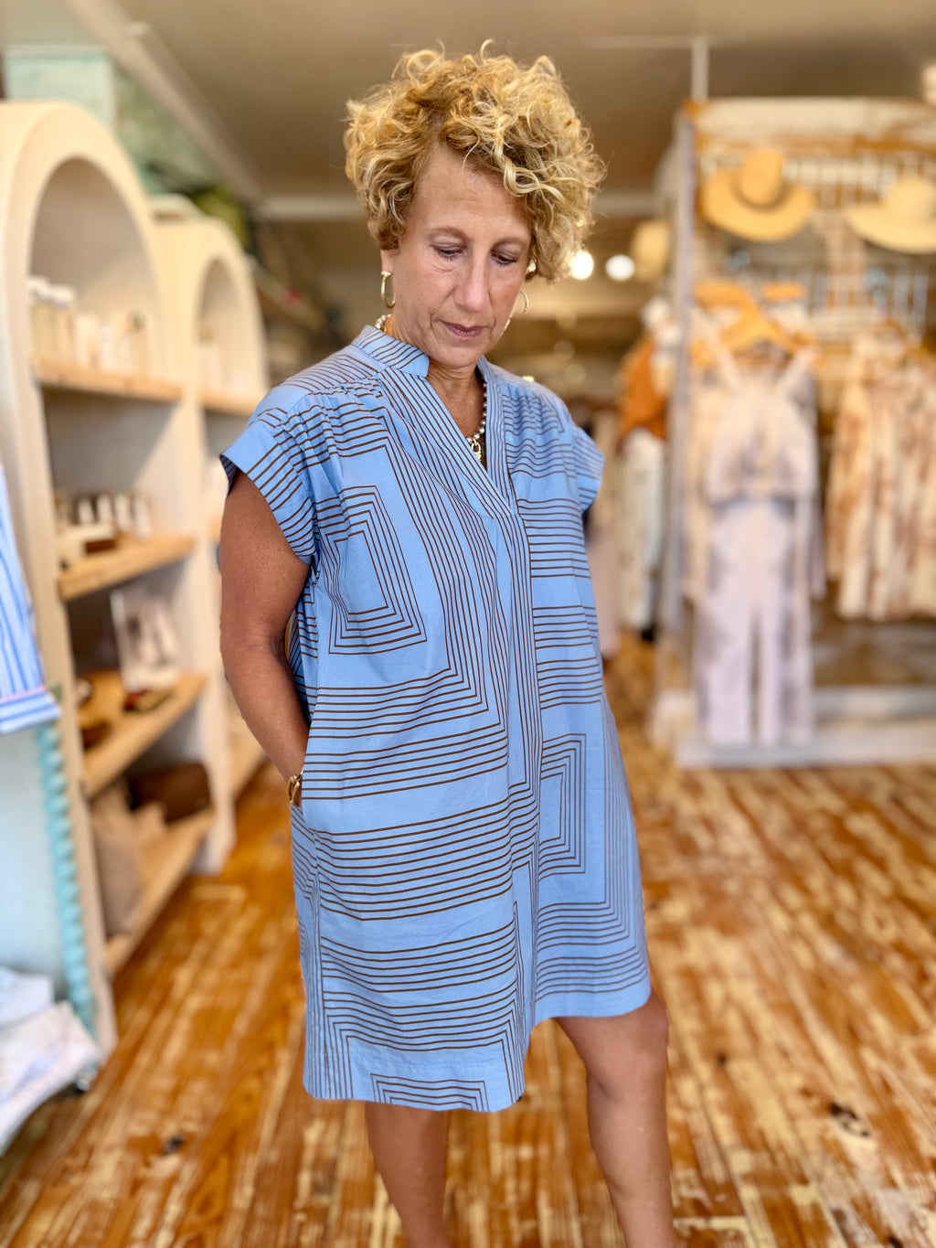 Boardwalk Blues Dress