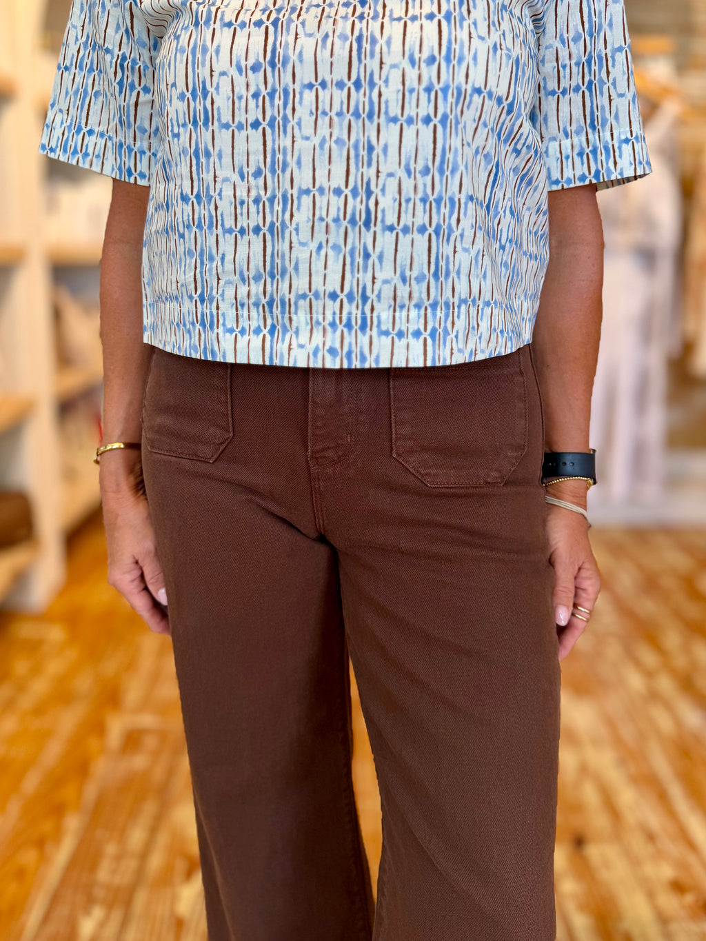 Cocoa Wide Leg Jeans