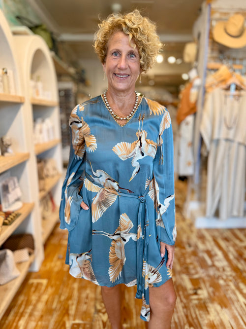 Blue Heron Dress