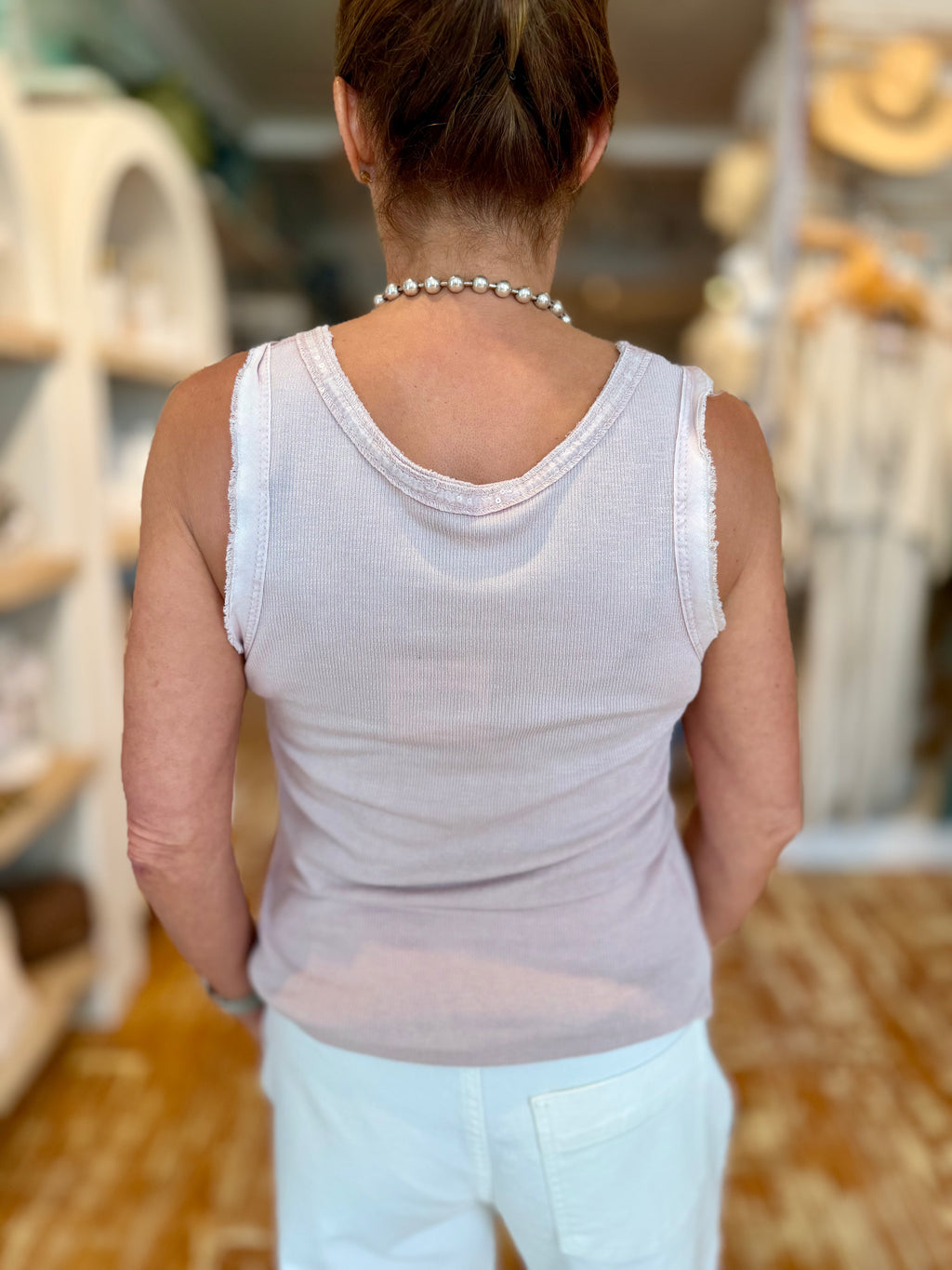 Sparkle V-Neck Tank