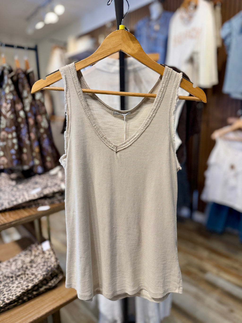 Sparkle V-Neck Tank