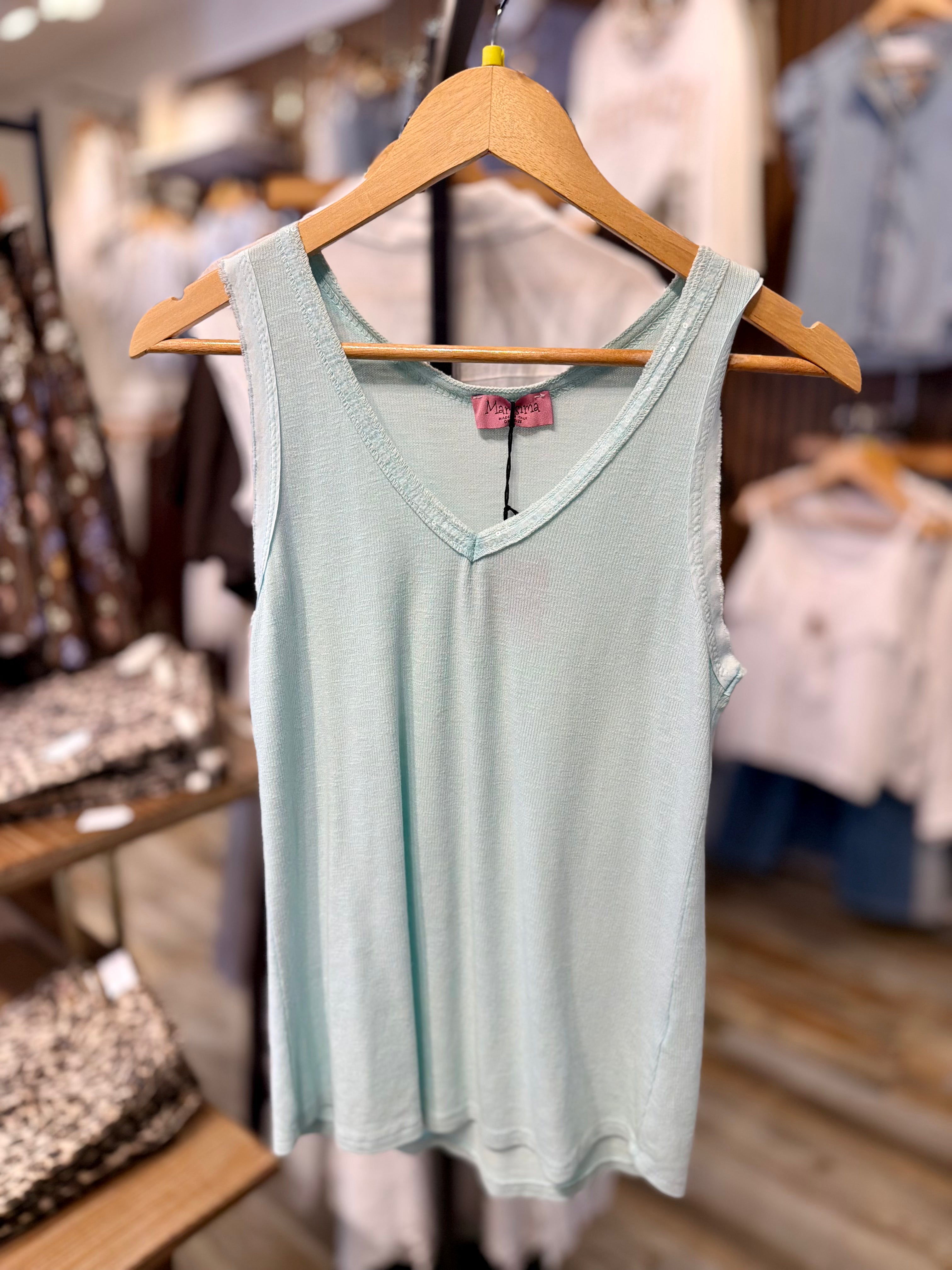 Sparkle V-Neck Tank