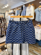 Denim Dot Skirt