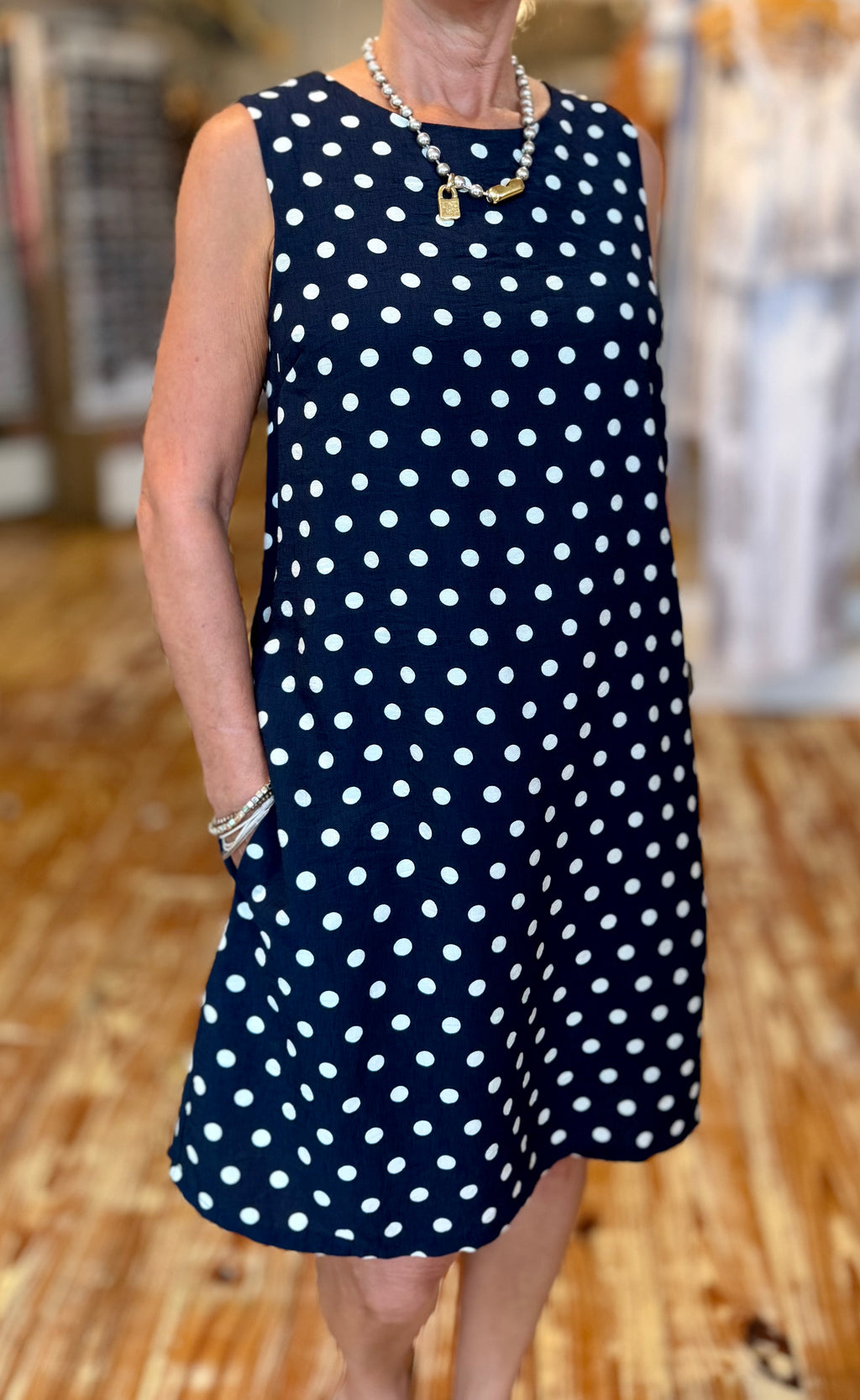 Harbor Dot Shift Dress