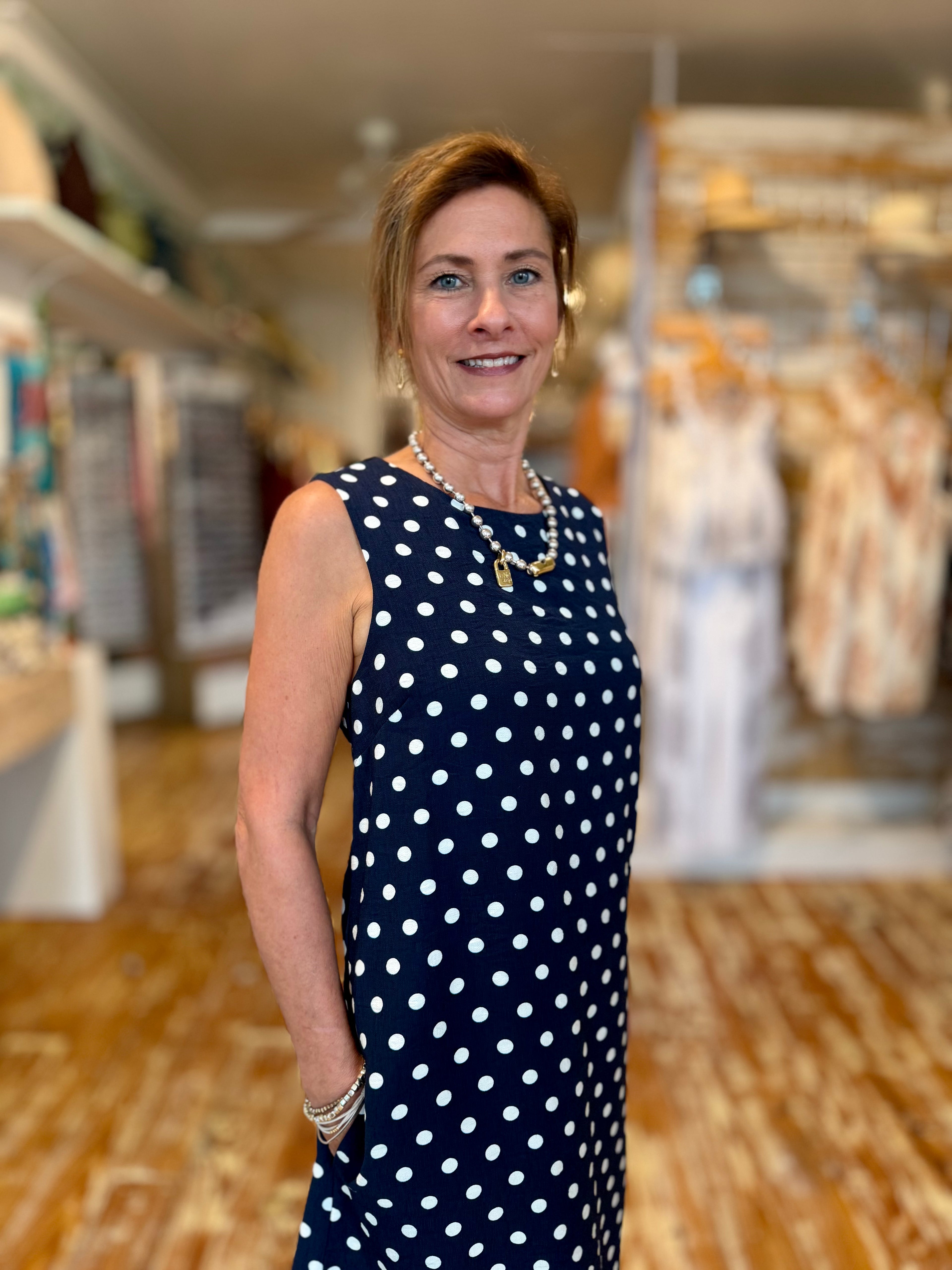Harbor Dot Shift Dress