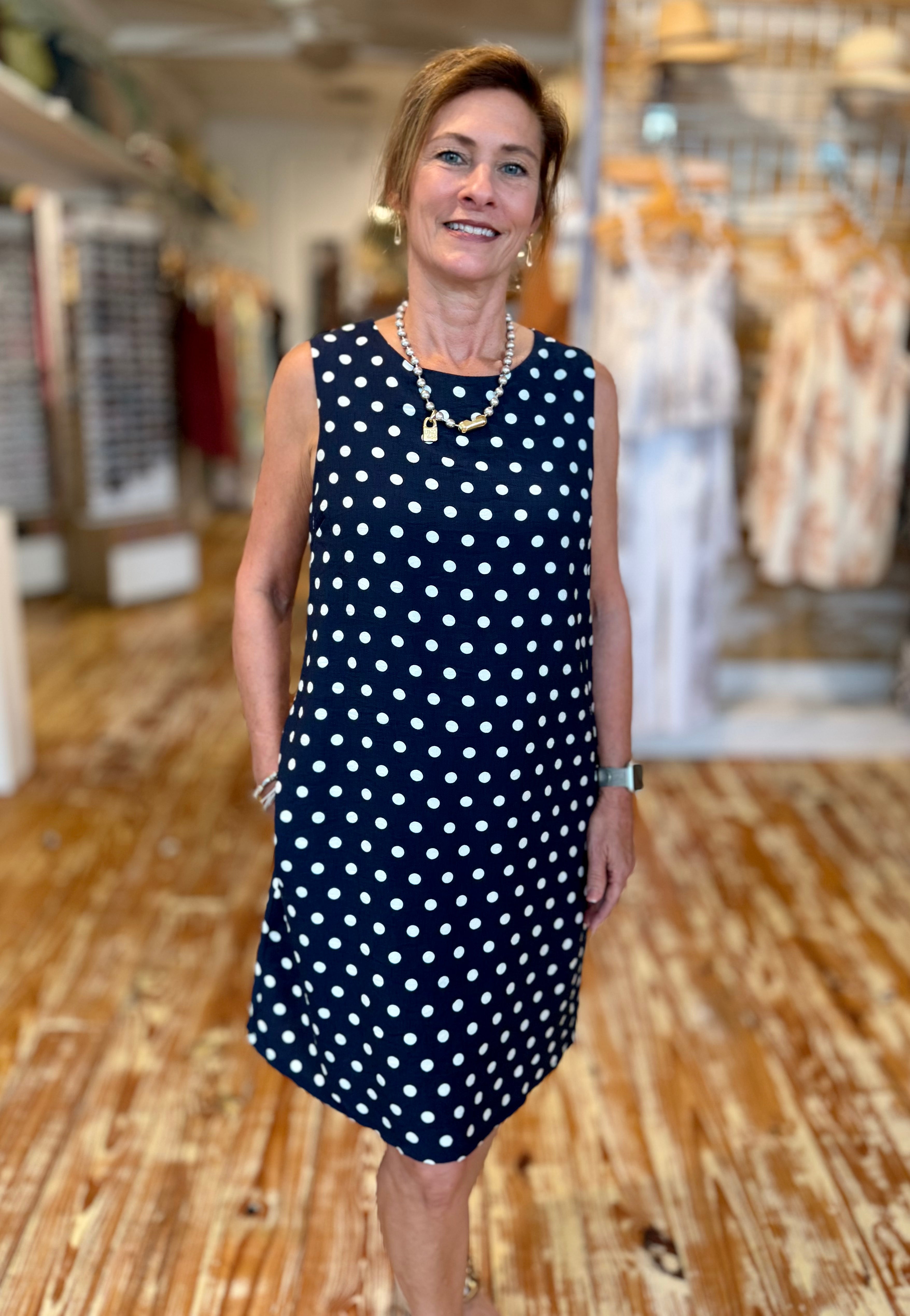 Harbor Dot Shift Dress