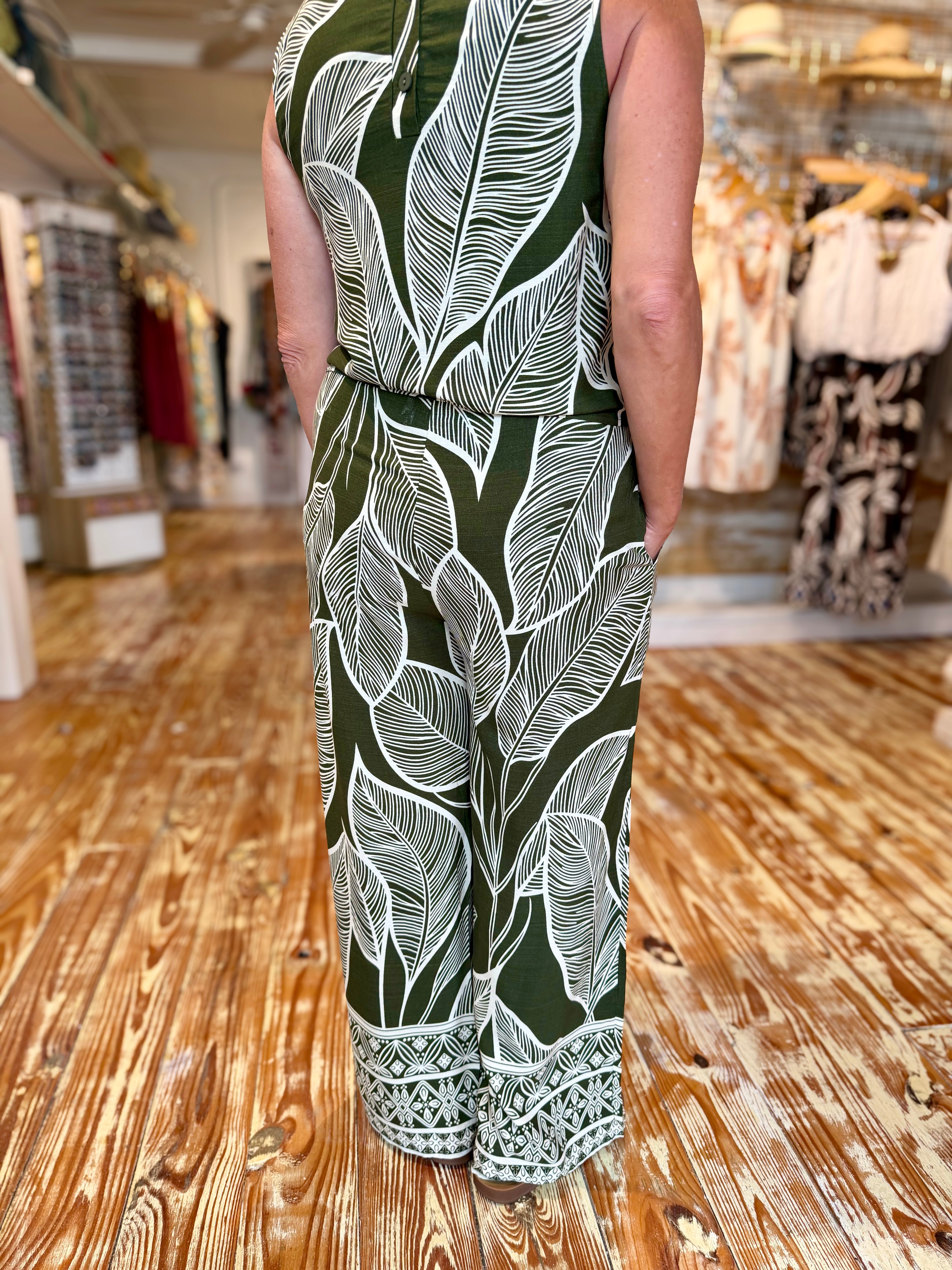 Olive Grove Botanical Pants