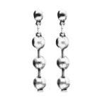 Snowflake Earrings- Silver