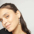 Snowflake Earrings- Silver